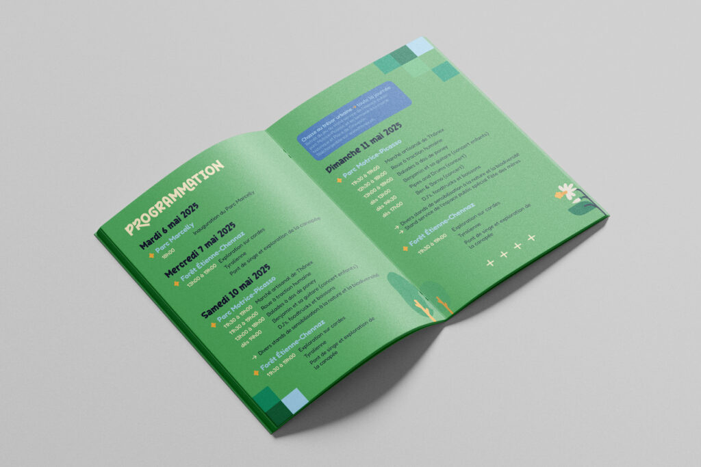 Dépliant Parcs en fête 2025